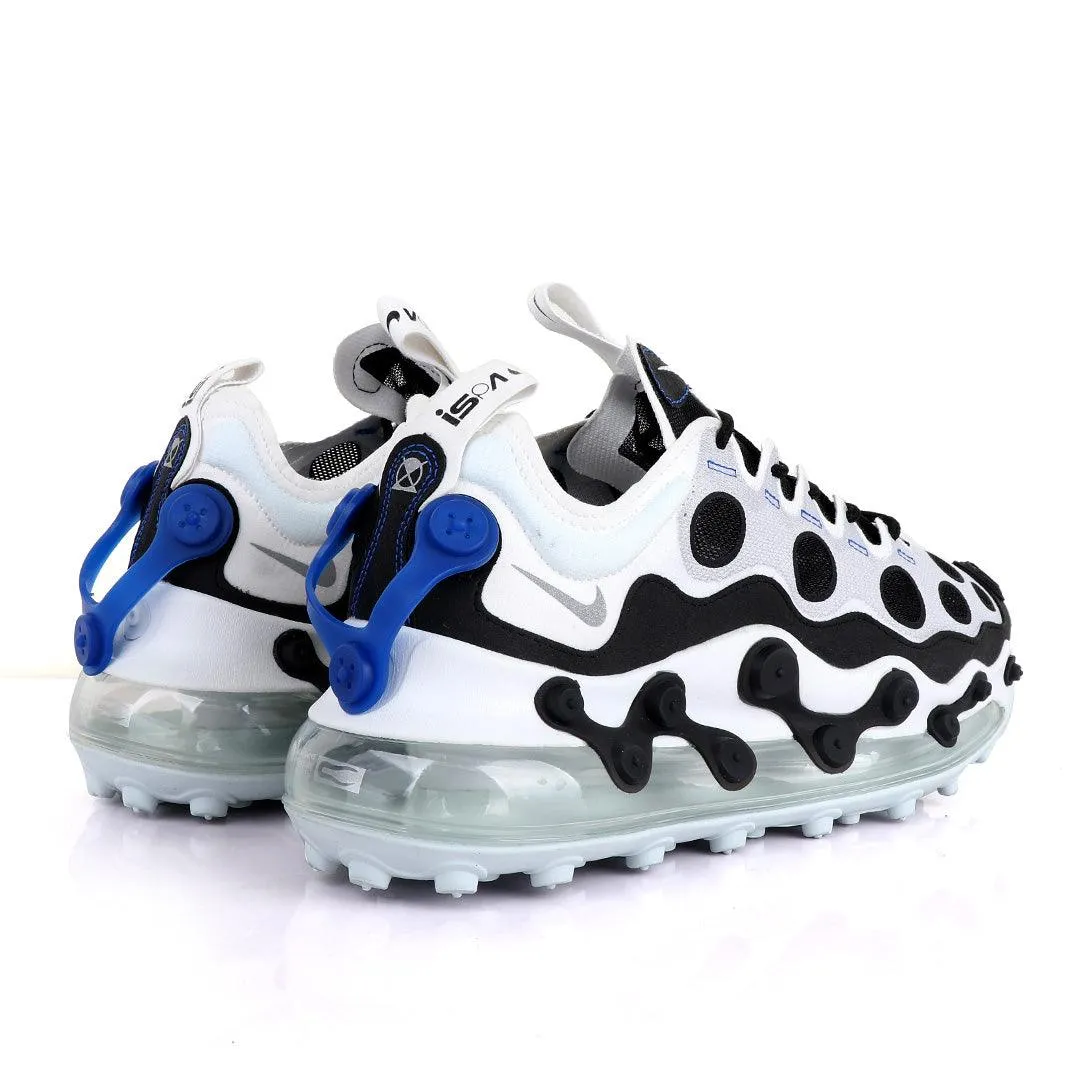 Nk Ispa Airmax 720 Adapt Black Poka Dot White Sneakers