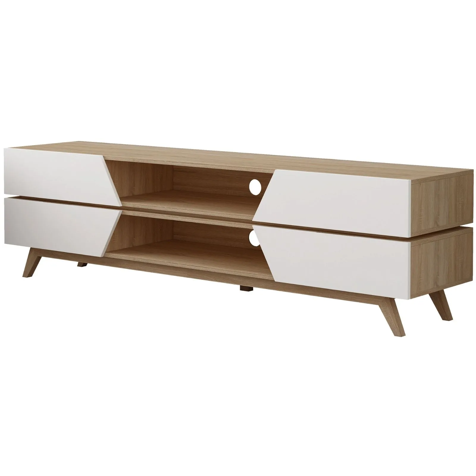 NORDIC 1800 Entertainment Unit Oak by Criterion