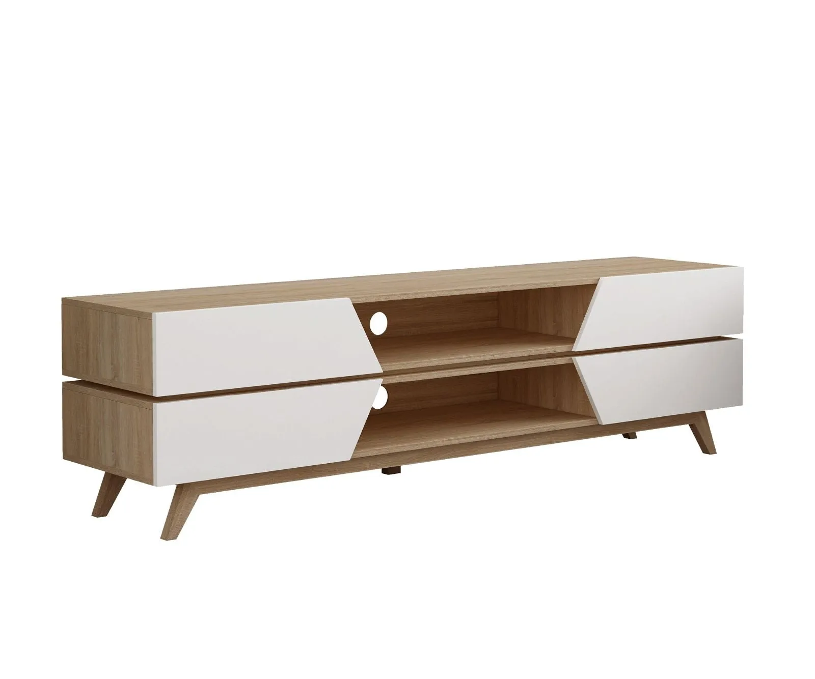 NORDIC 1800 Entertainment Unit Oak by Criterion