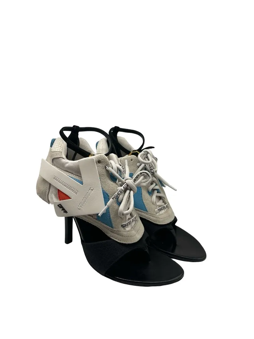 Off-White Runner 100 Hybrid Leather Sneaker Sandal. Size: 36