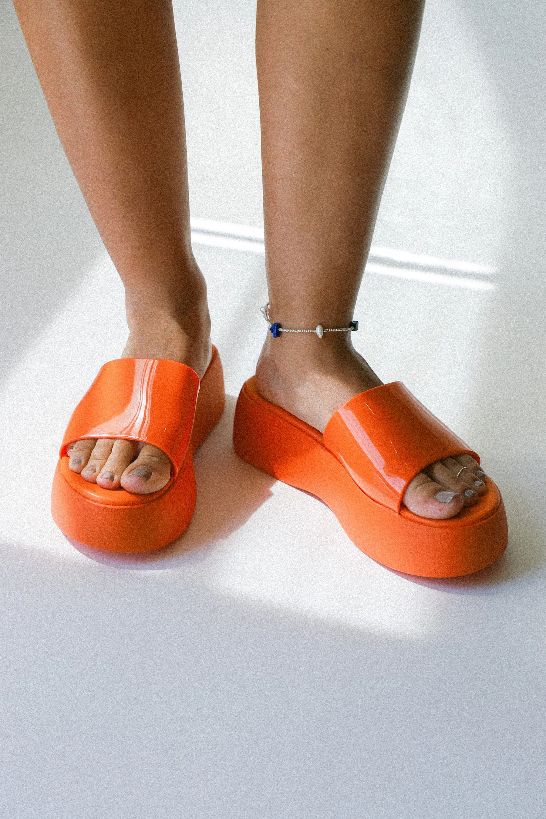 Orange Solar Sandal