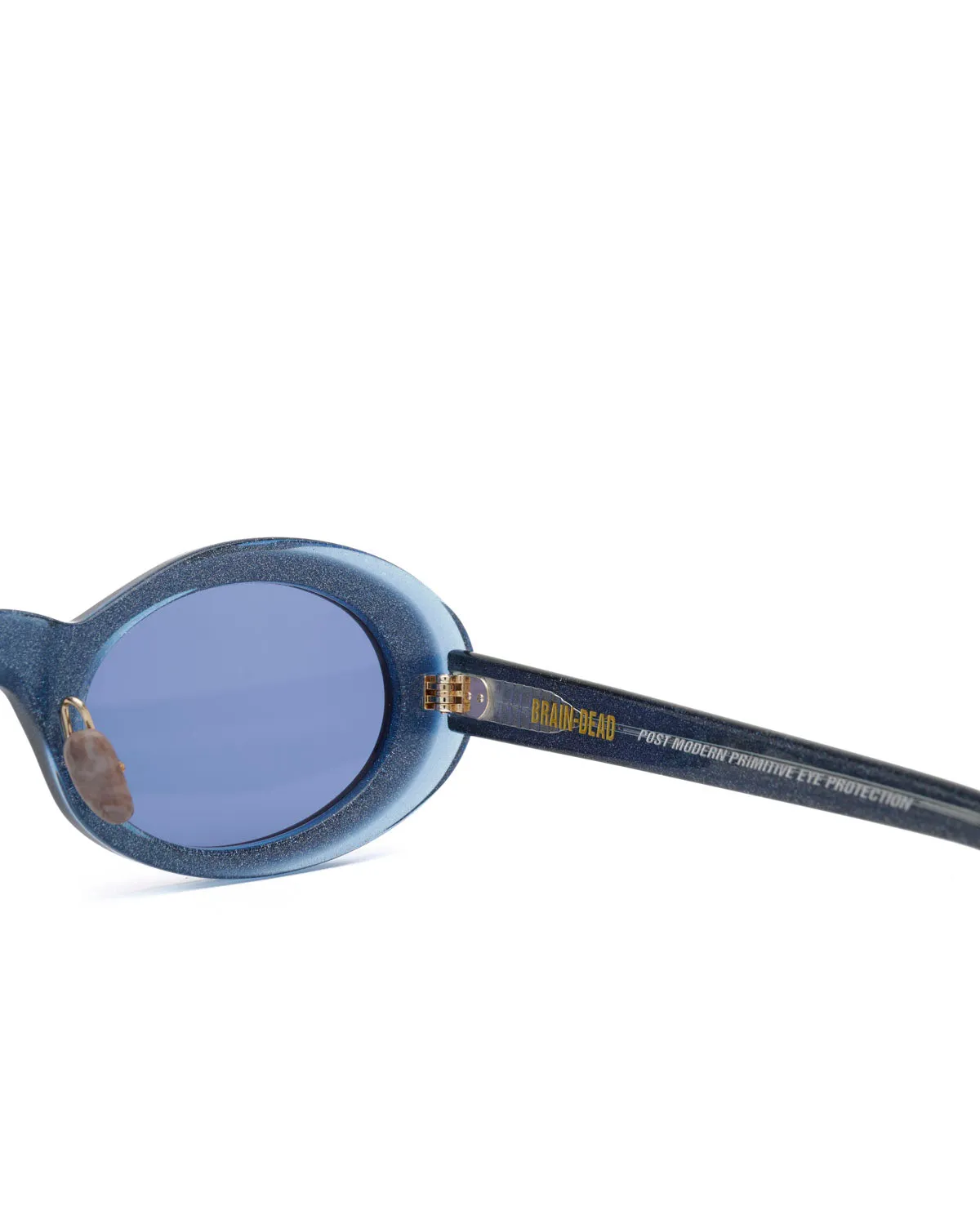 Oyster Post Modern Primitive Eye Protection - Blue Glitter