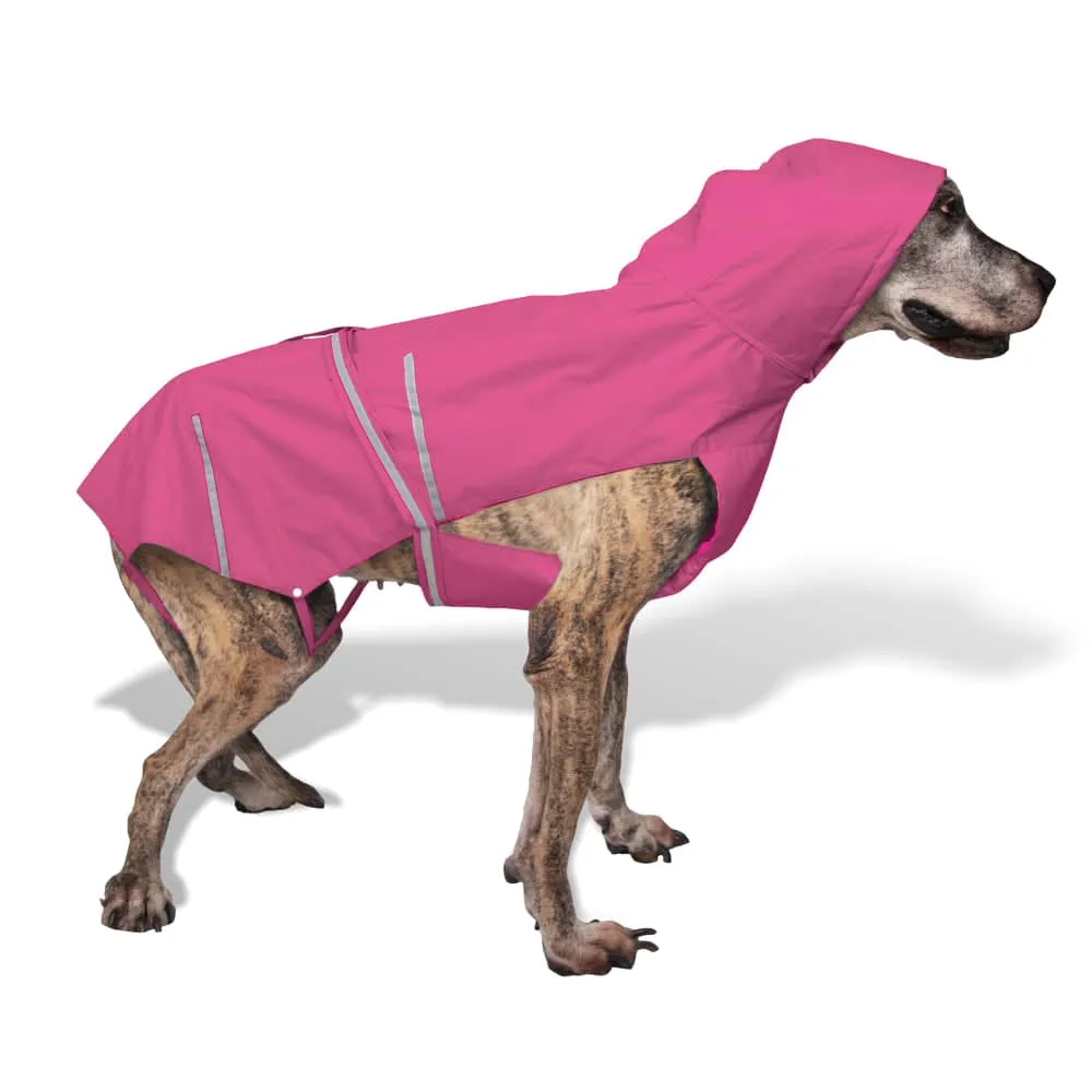 PetWale Reflective Raincoat for Dogs (Pink)