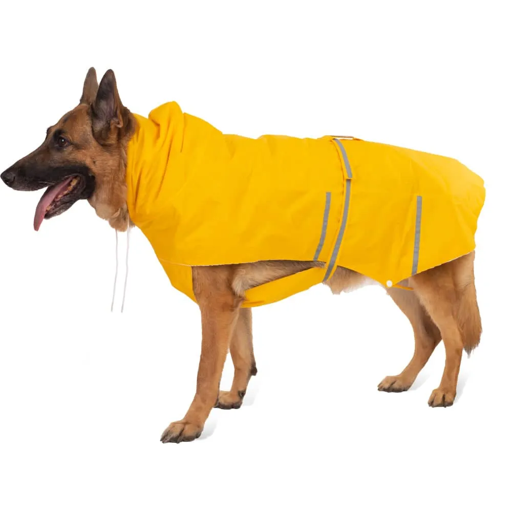 PetWale Reflective Raincoat for Dogs (Yellow)