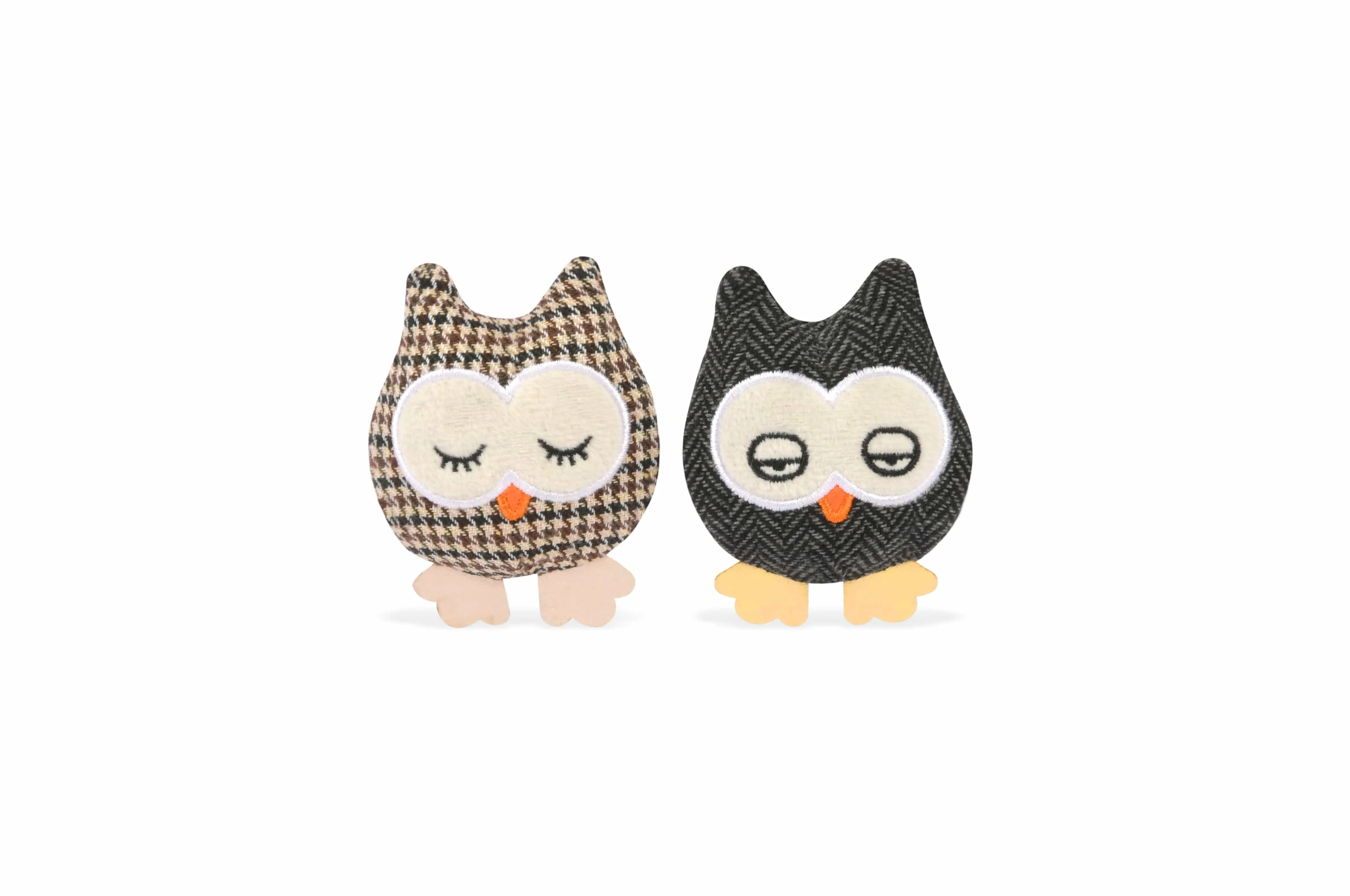 P.L.A.Y. Feline Frenzy Cat Toy Hooti-ful Owls Set of 2 Toy for Cats