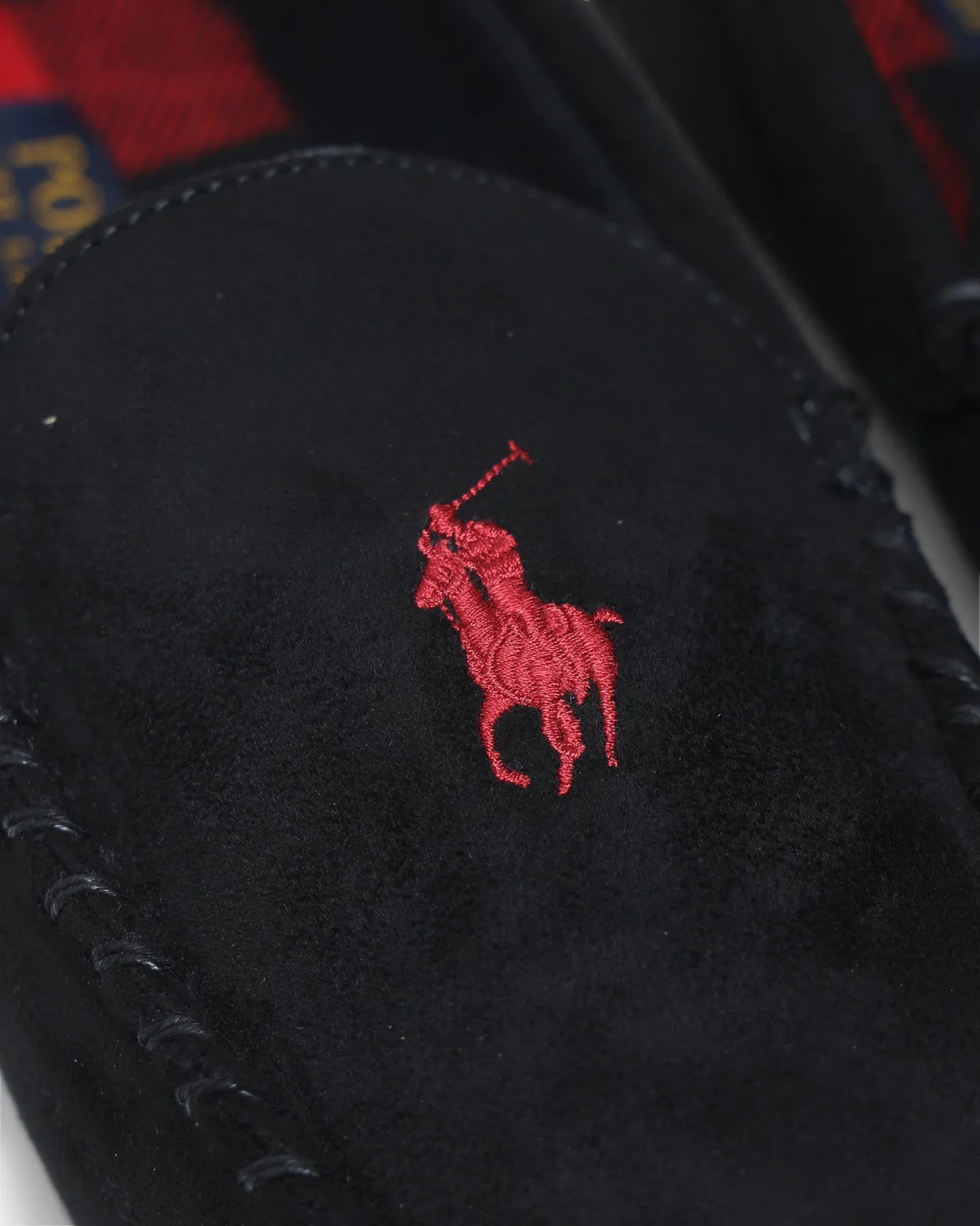 Polo Ralph Lauren Buffalo Slippers Black