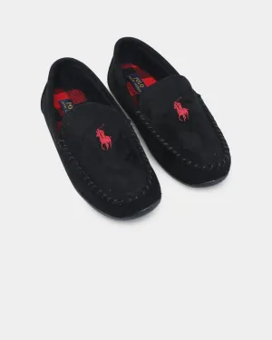 Polo Ralph Lauren Buffalo Slippers Black