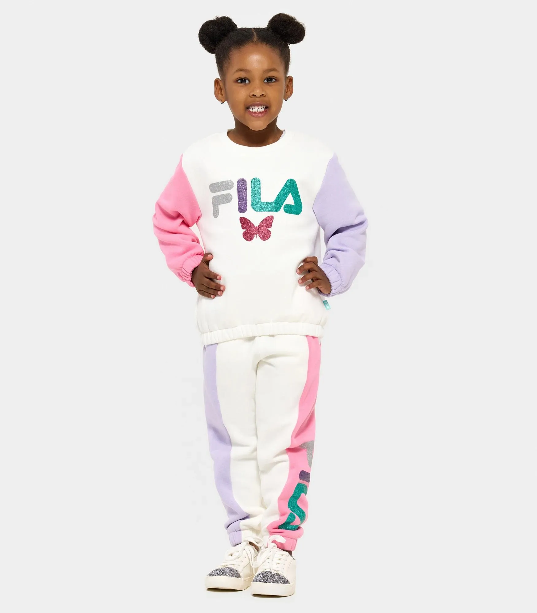 popular  Fila Contrast Sleeve Jumper - Ivy