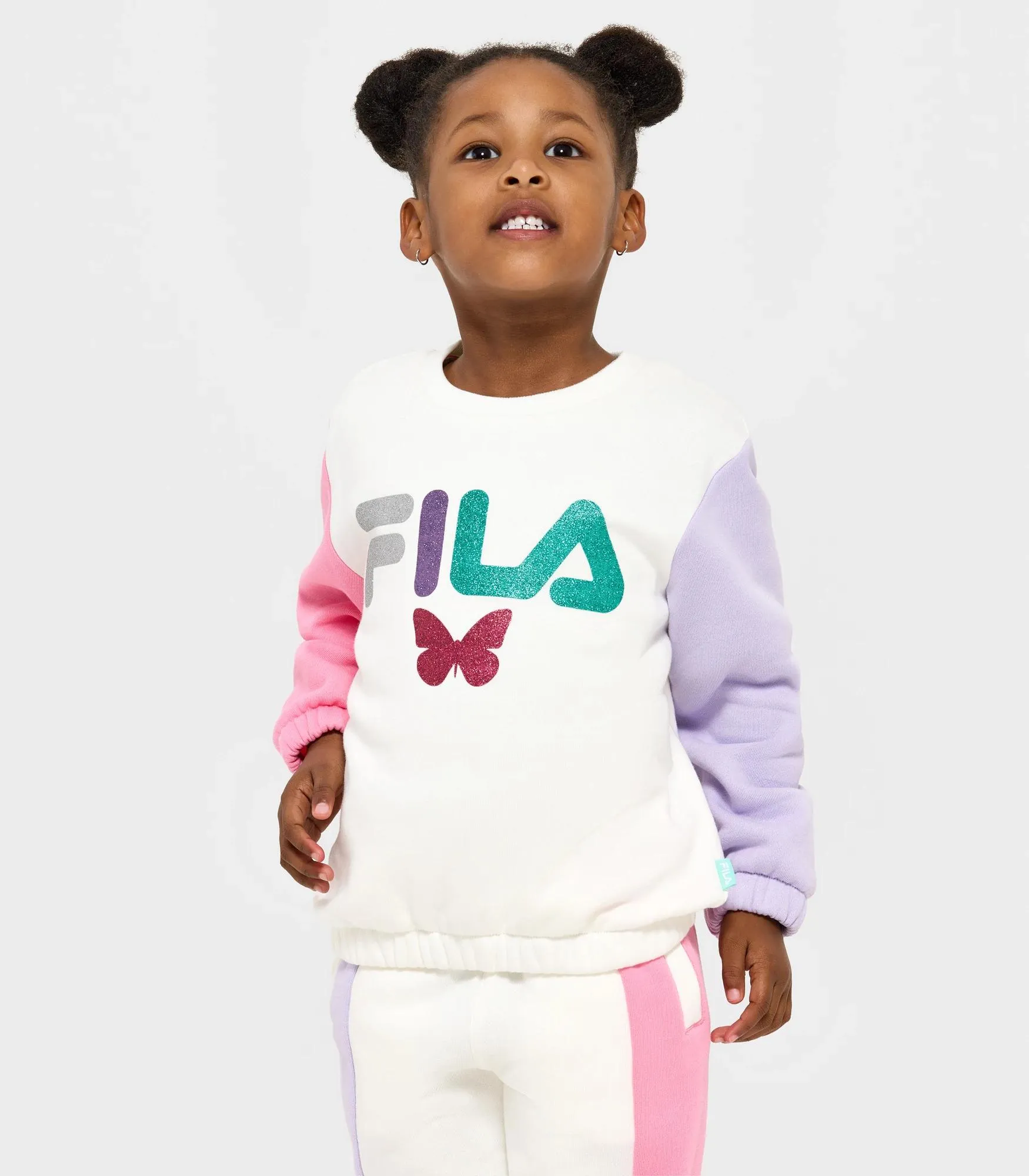 popular  Fila Contrast Sleeve Jumper - Ivy