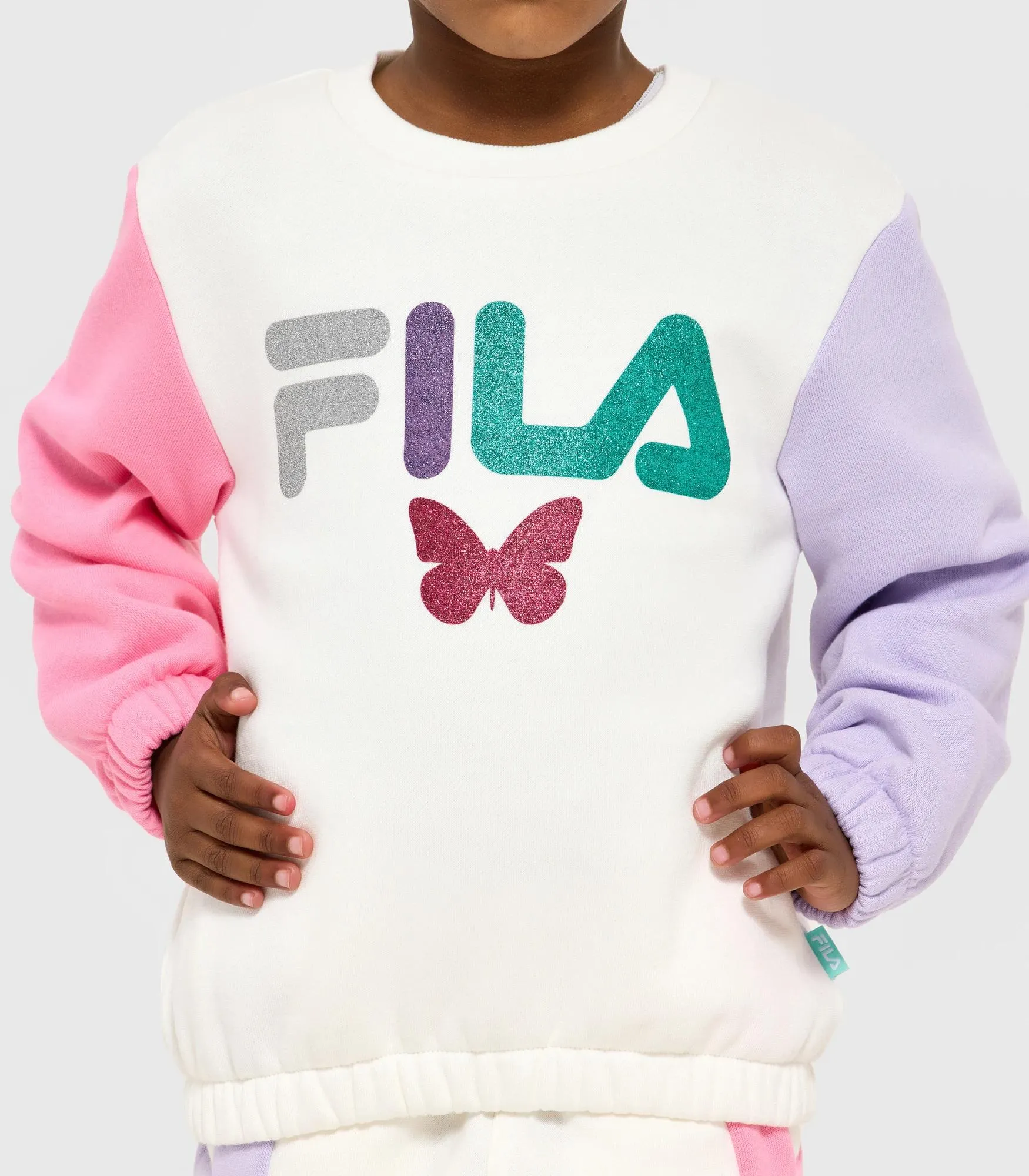 popular  Fila Contrast Sleeve Jumper - Ivy