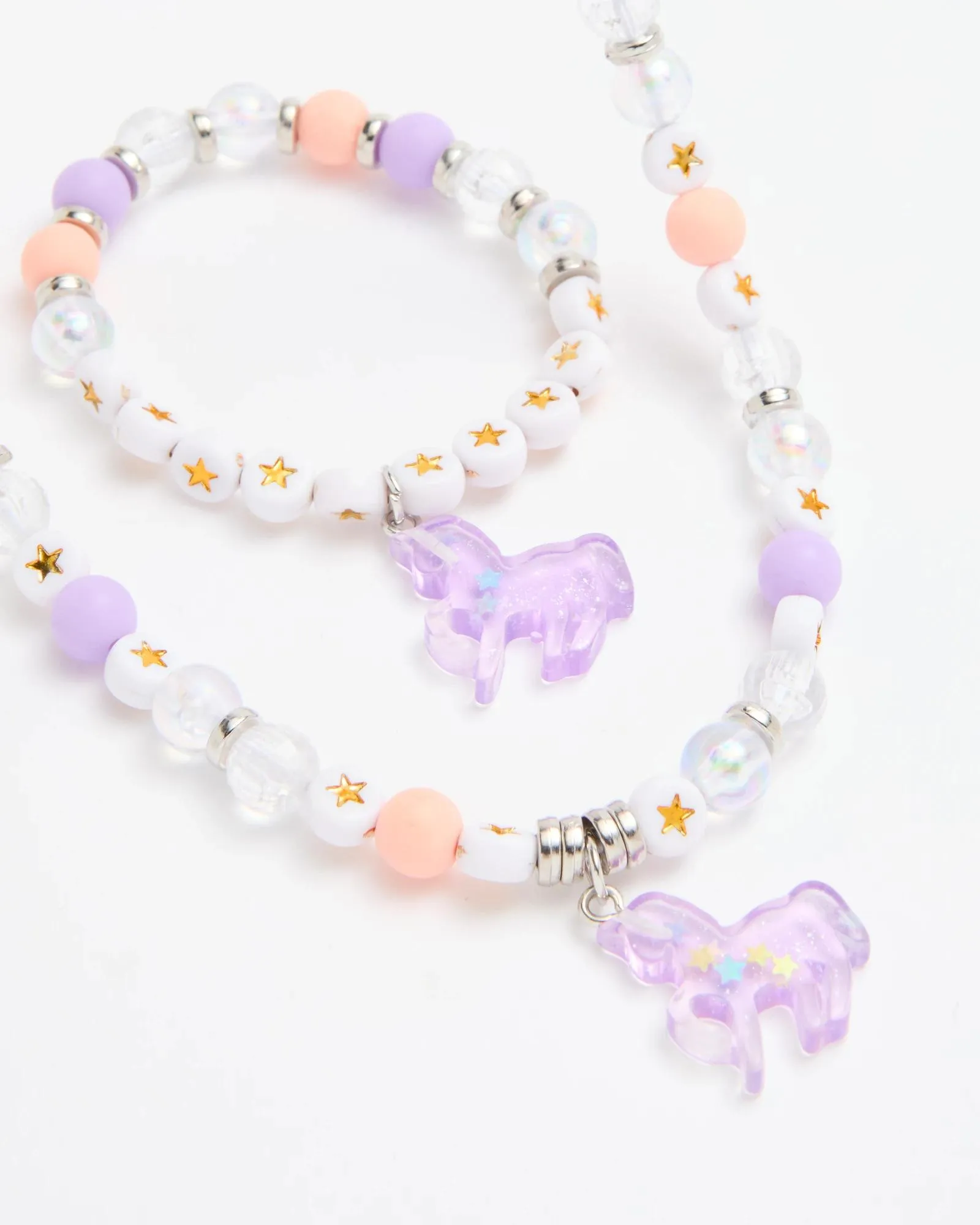 popular  Kids Unicorn Necklace and Bracelet Set