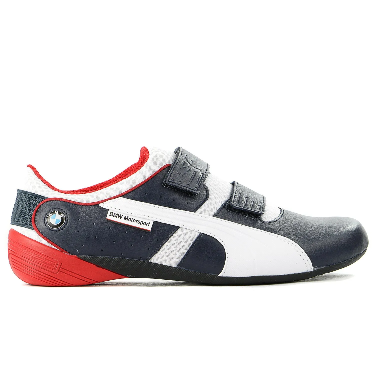 Puma BMW Motorsport Nyter 2 Fashion Sneaker Shoe - White/BMW Team Blue - Mens