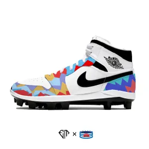 "Abstract" Jordan 1 Retro Cleats