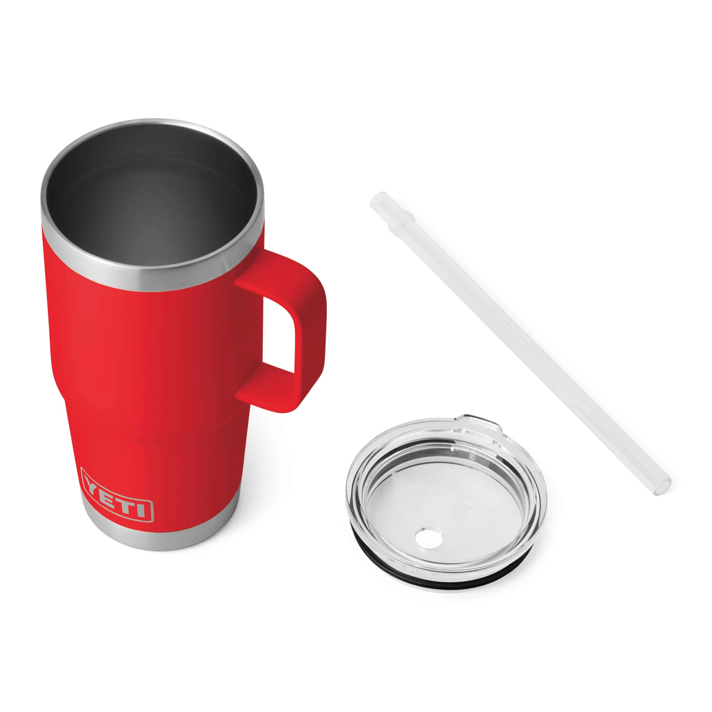 Rambler 25 oz Straw Mug Rescue Red