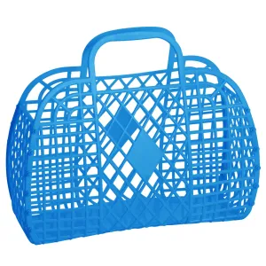 Retro Basket Jelly Bag in Royal Blue by Sun Jellies