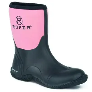 Roper Barnyard Lady (Pink) - Women's Work Rain Boot