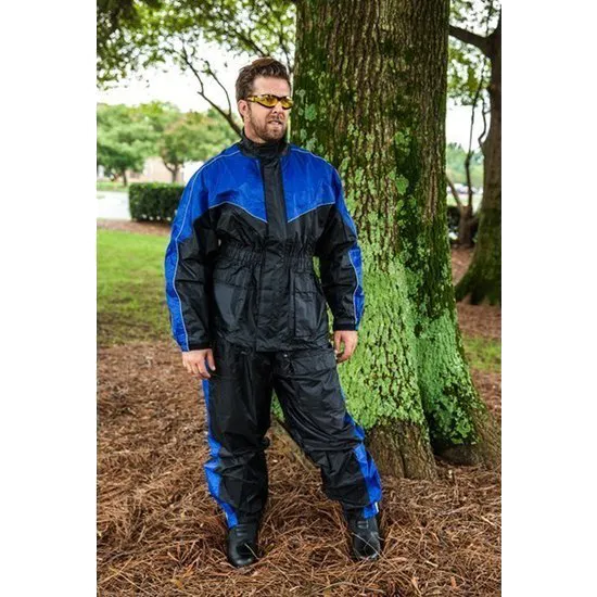 RS5001 Two Piece Motorcycle Rain Suit