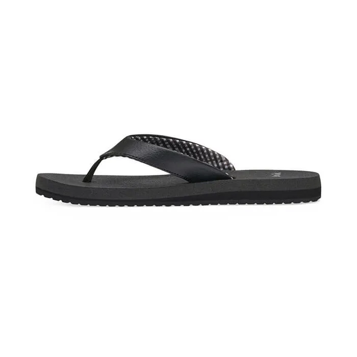 Sanuk Womens Yoga Mat Sandals - Ebony