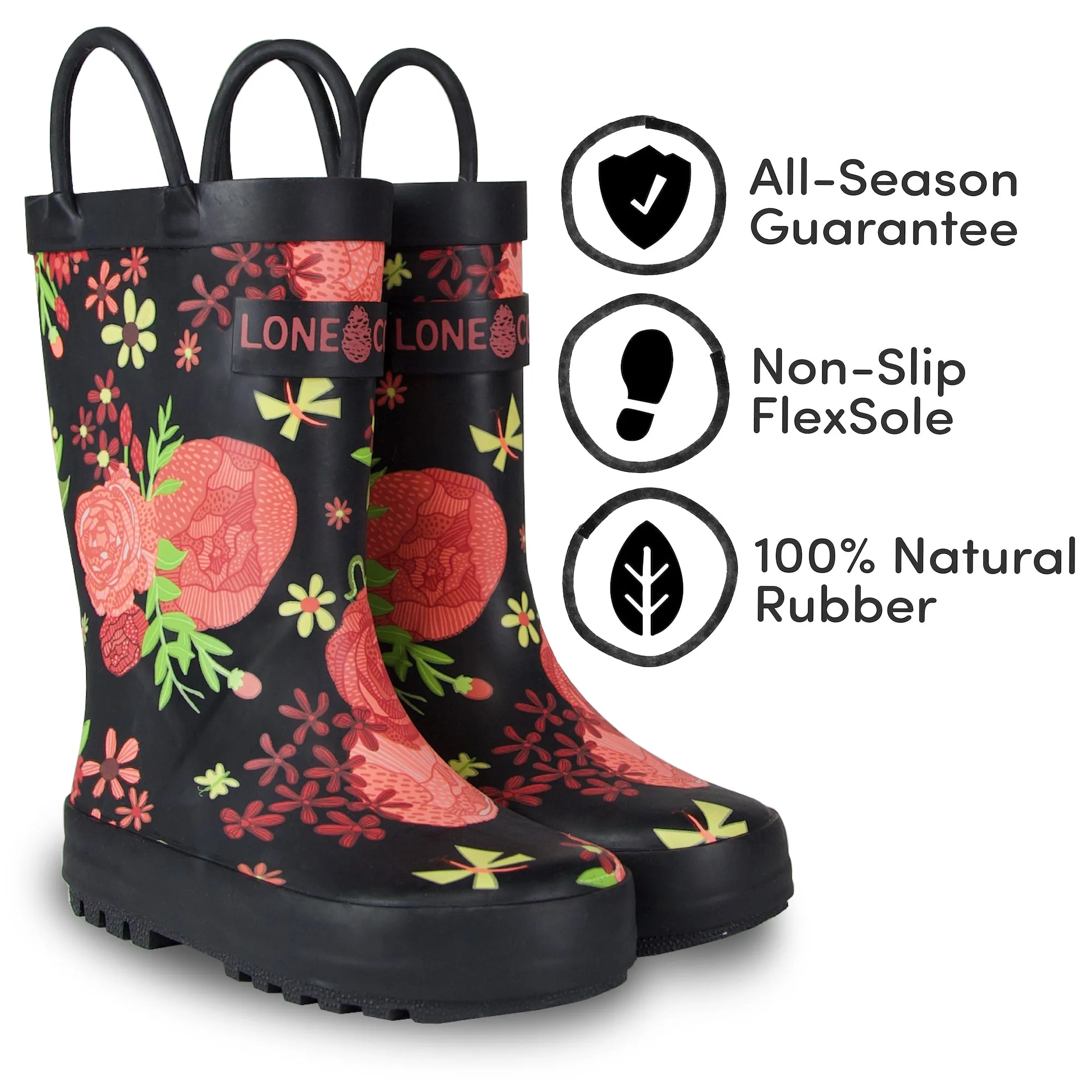 Secret Garden Matte Rain Boots