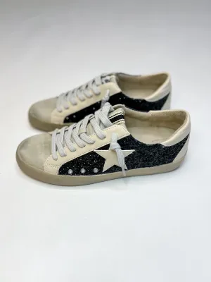 [Shu Shop] Paula-Black Glitter Sneaker