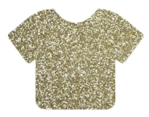 Siser Glitter HTV - 1 12x20" Champagne Siser Glitter HTV, Siser Glitter Heat Transfer Vinyl, Champagne Glitter HTV