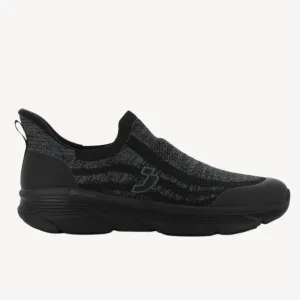 SJ Cushion Slip On Men Black Grey