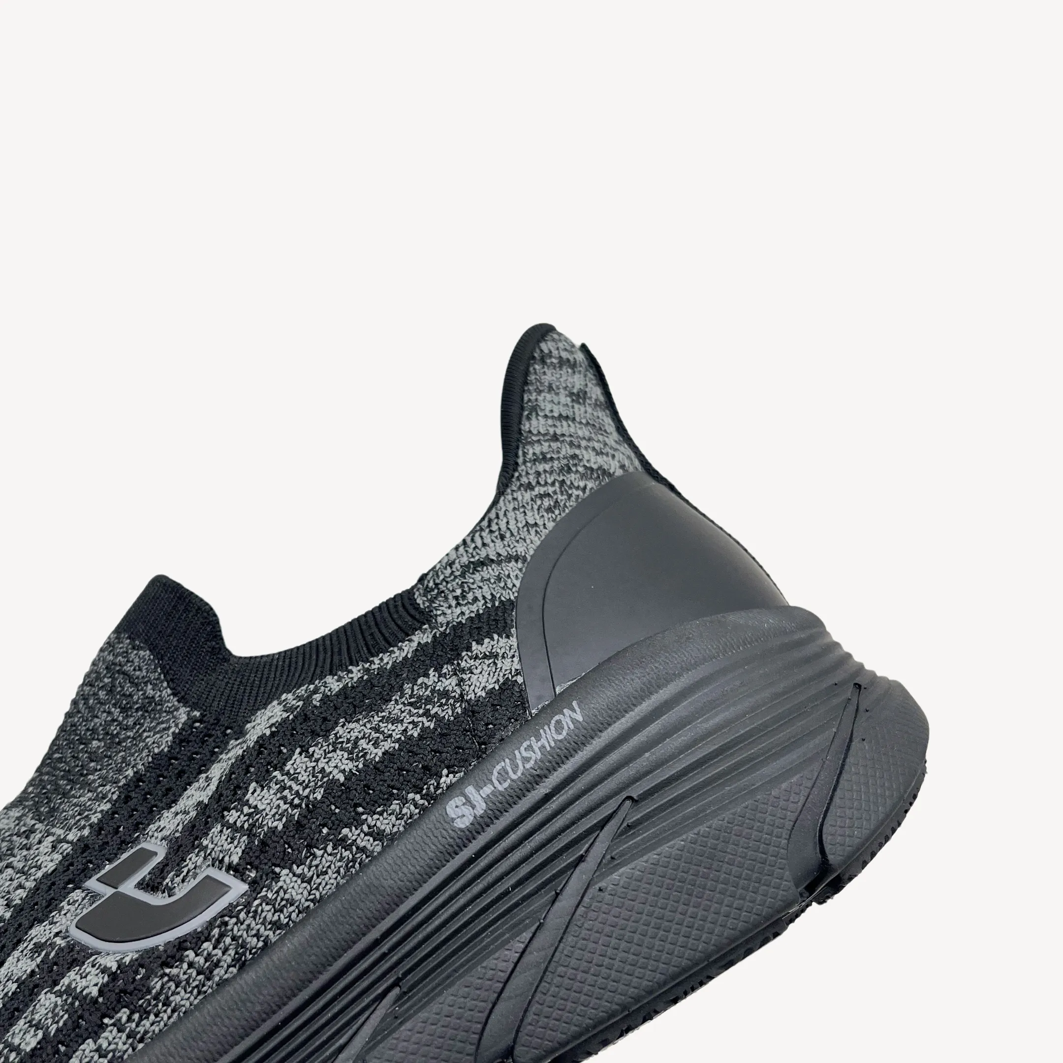 SJ Cushion Slip On Men Black Grey