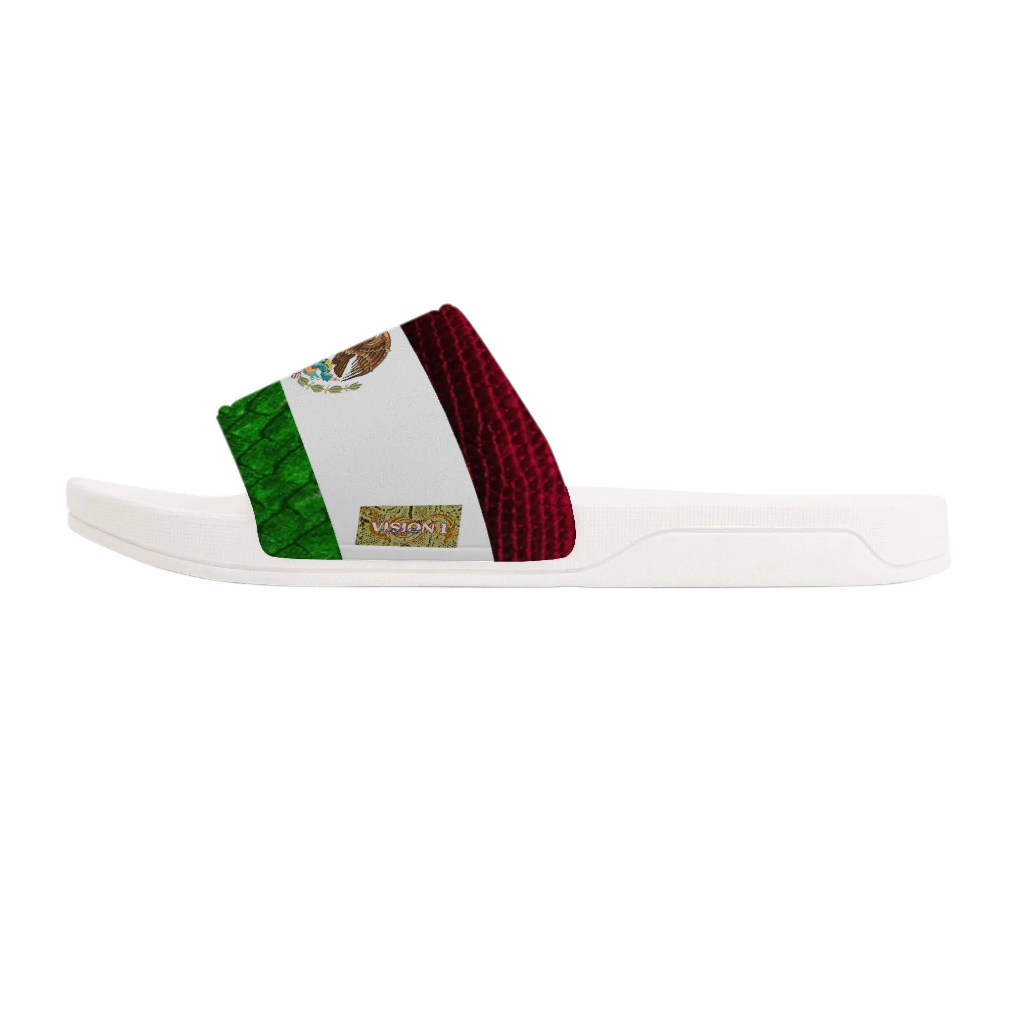 Slide Sandals - White V4 | Sandals Customized | Shoe Zero