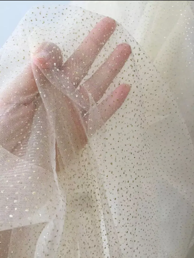 Sparkling glitter tulle white, ivory or champagne one tier wedding veil with comb, Glamourous Wedding Veil, Bling Veil, Glitter Wedding Veil