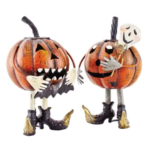 Standing Pumpkin Candle Holder - Various Designs