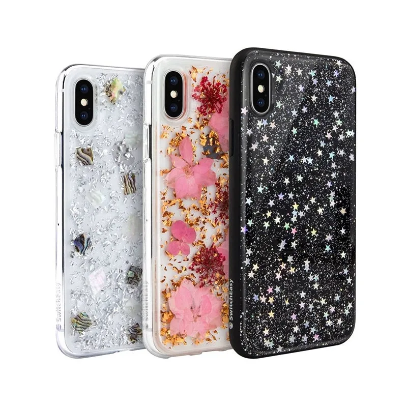 SwitchEasy Flash Shockproof Glitter Back Case Cover