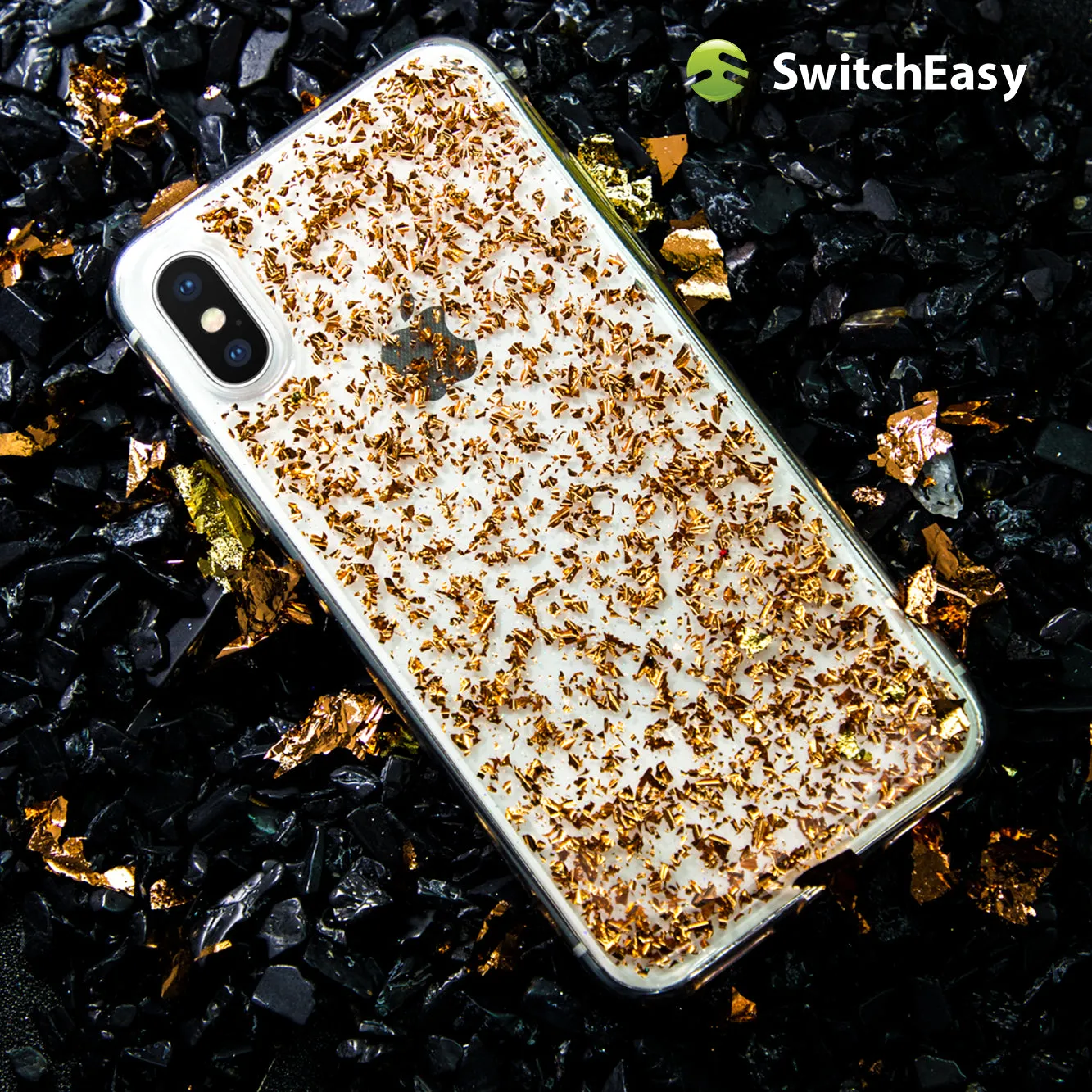 SwitchEasy Flash Shockproof Glitter Back Case Cover