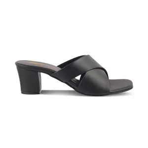 The Serona Black Women's Dress Block Heel Sandals Tresmode