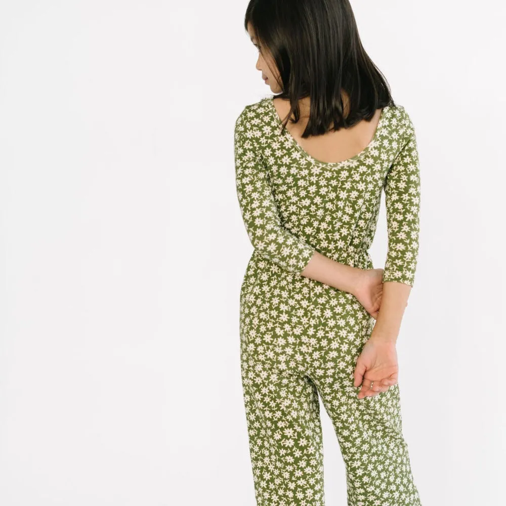 The Wide Leg Jumpsuit in Prairie