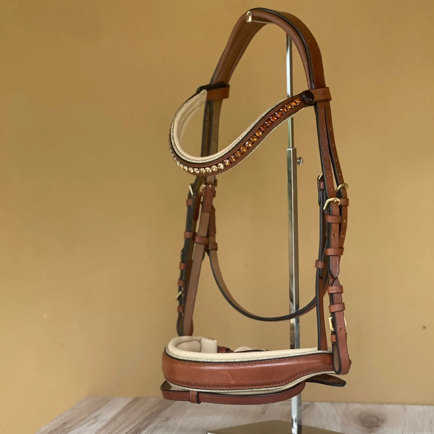 The Willow - Cognac Leather Snaffle Bridle