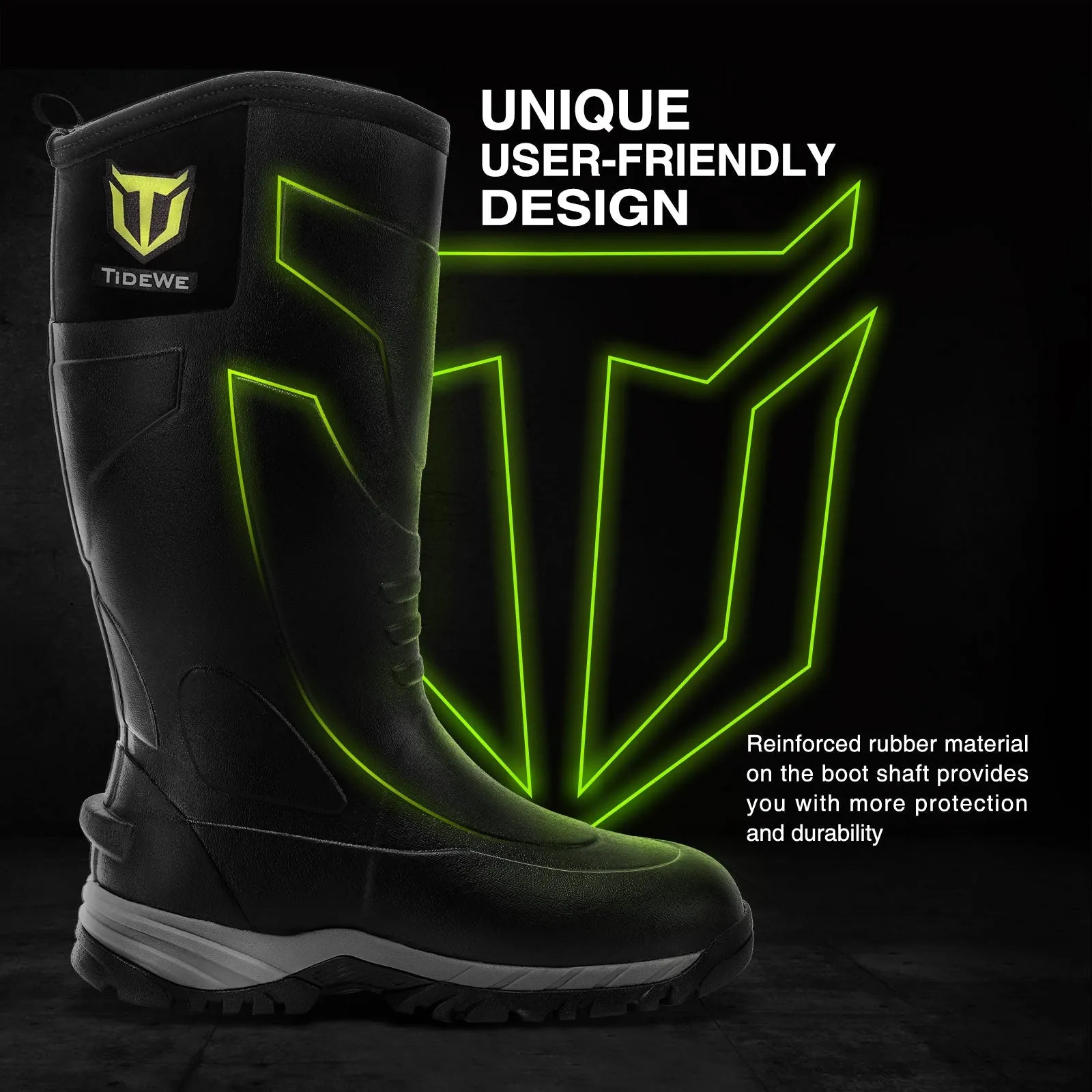 TideWe® Rubber Hunting Boots