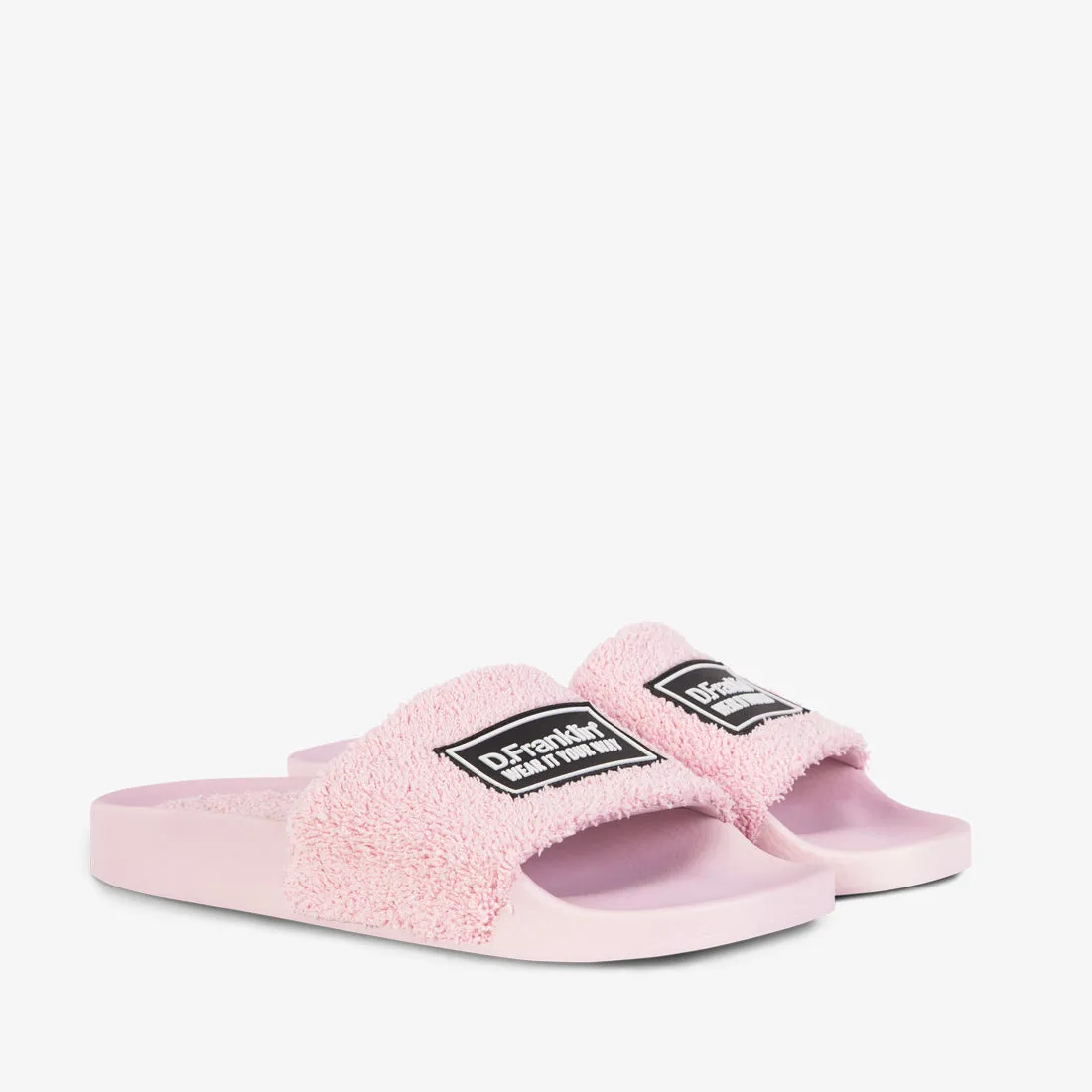 Towel Slides Pink