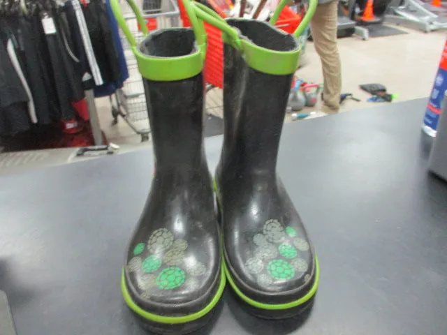 Used Teenage Mutant Ninja Turtles Rain Boots kids Size 9-10