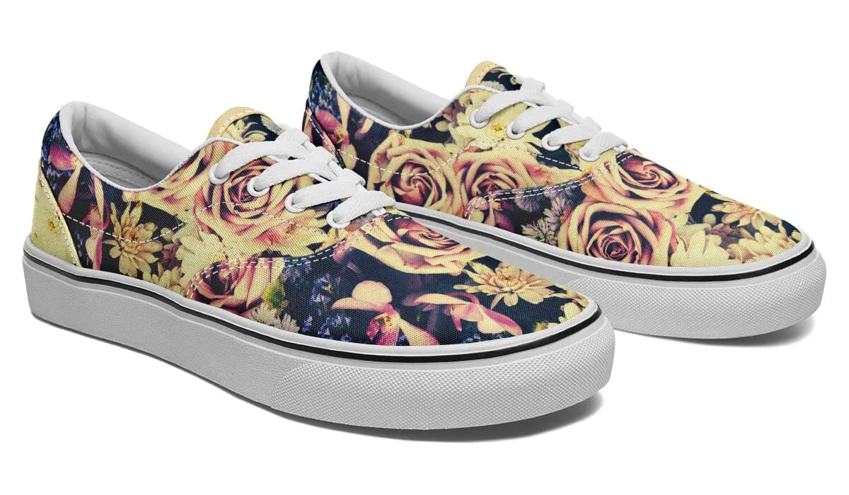 Vintage Flowers Street Vibe Shoes