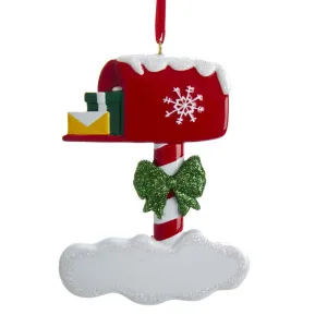 Welcome Mailbox Ornament For Personalization