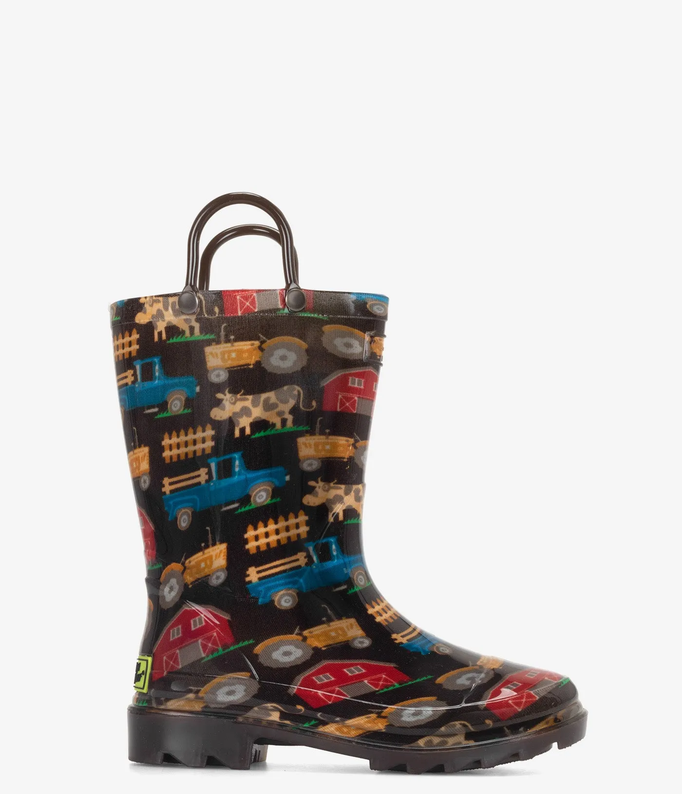 Western Chief Kids Farm Life Lighted Rain Boot - Kids