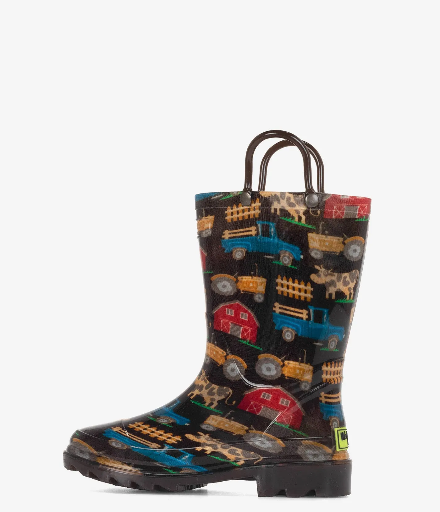 Western Chief Kids Farm Life Lighted Rain Boot - Kids