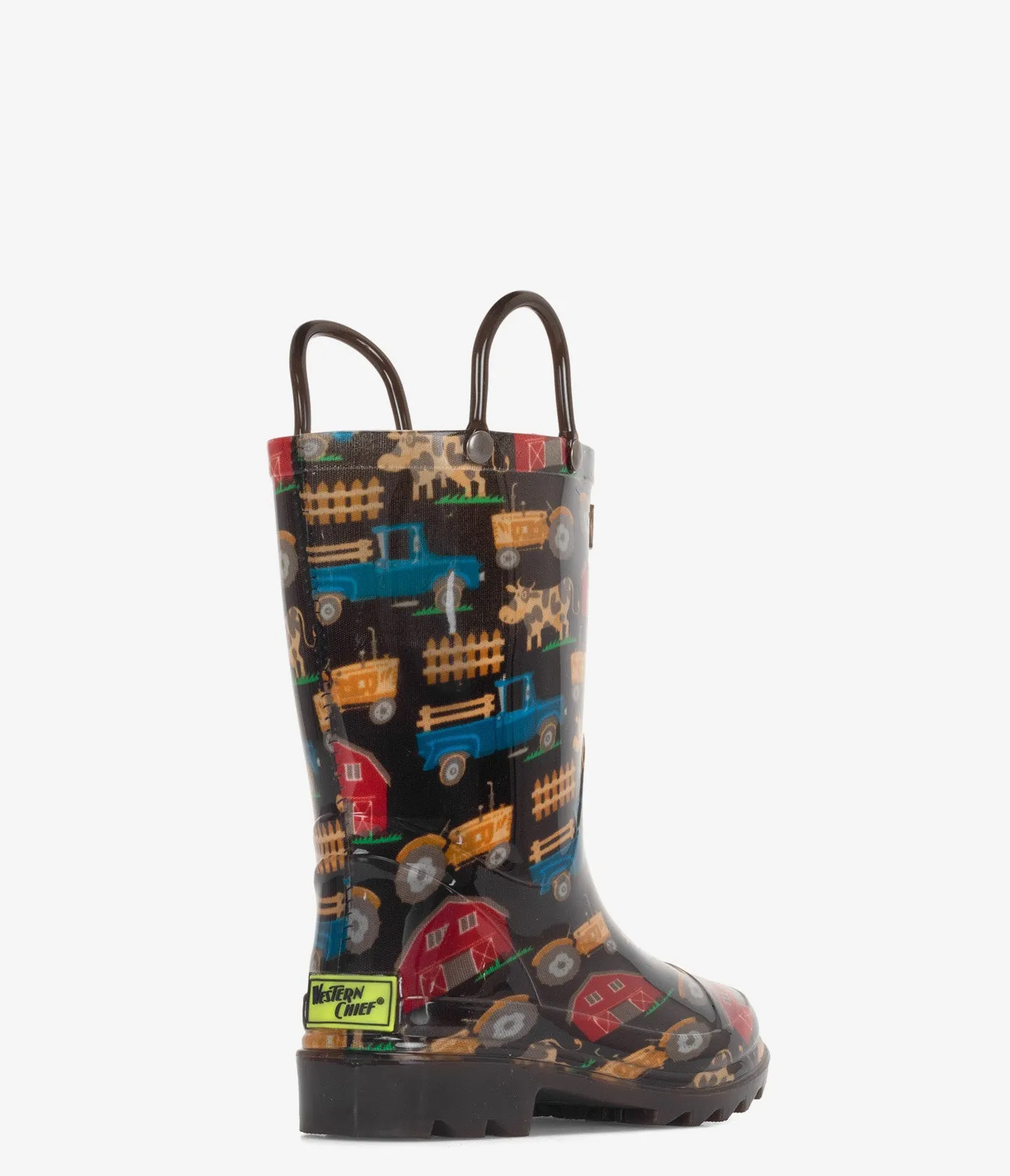 Western Chief Kids Farm Life Lighted Rain Boot - Kids