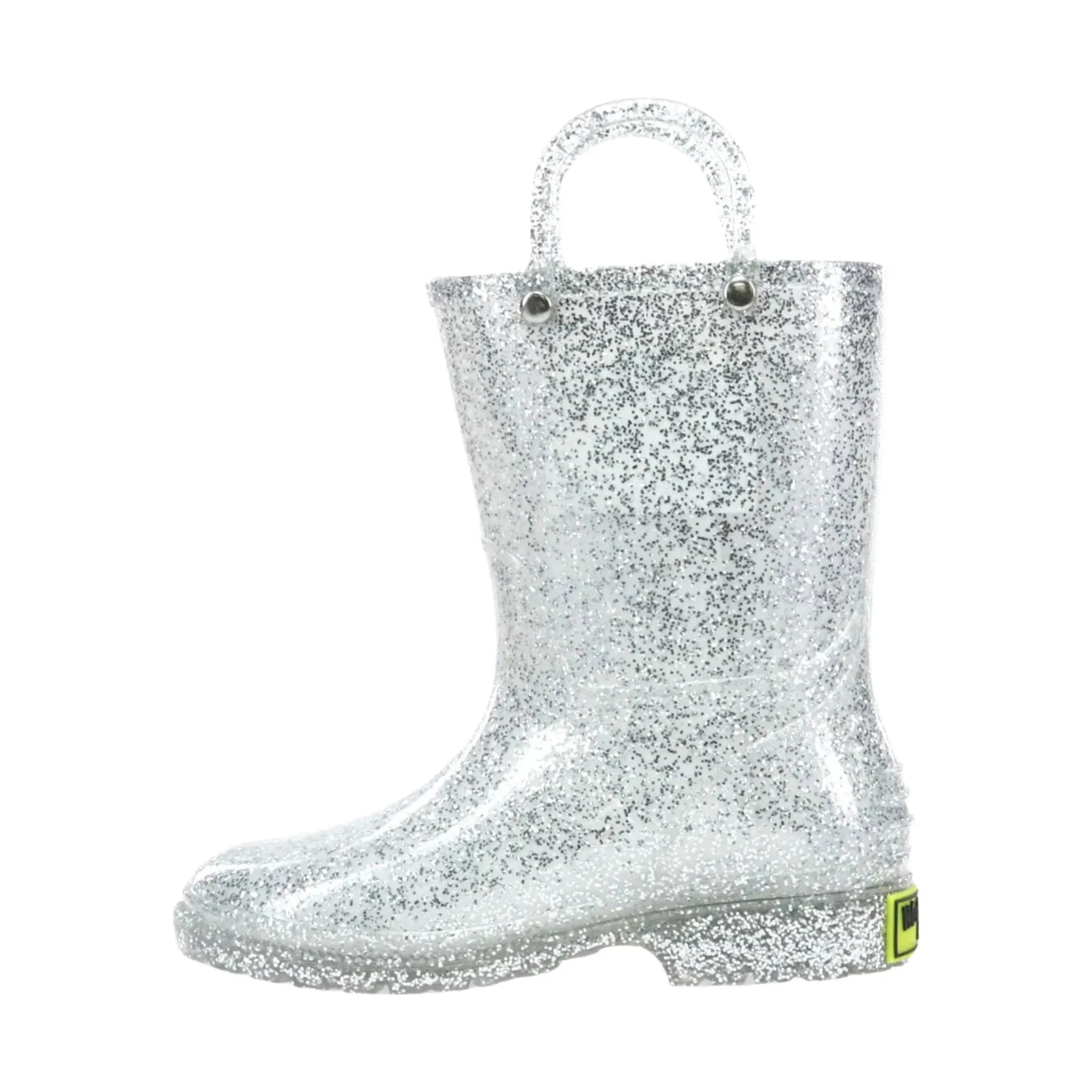 Western Chief Kids' Glitter Rain Boot - Silver