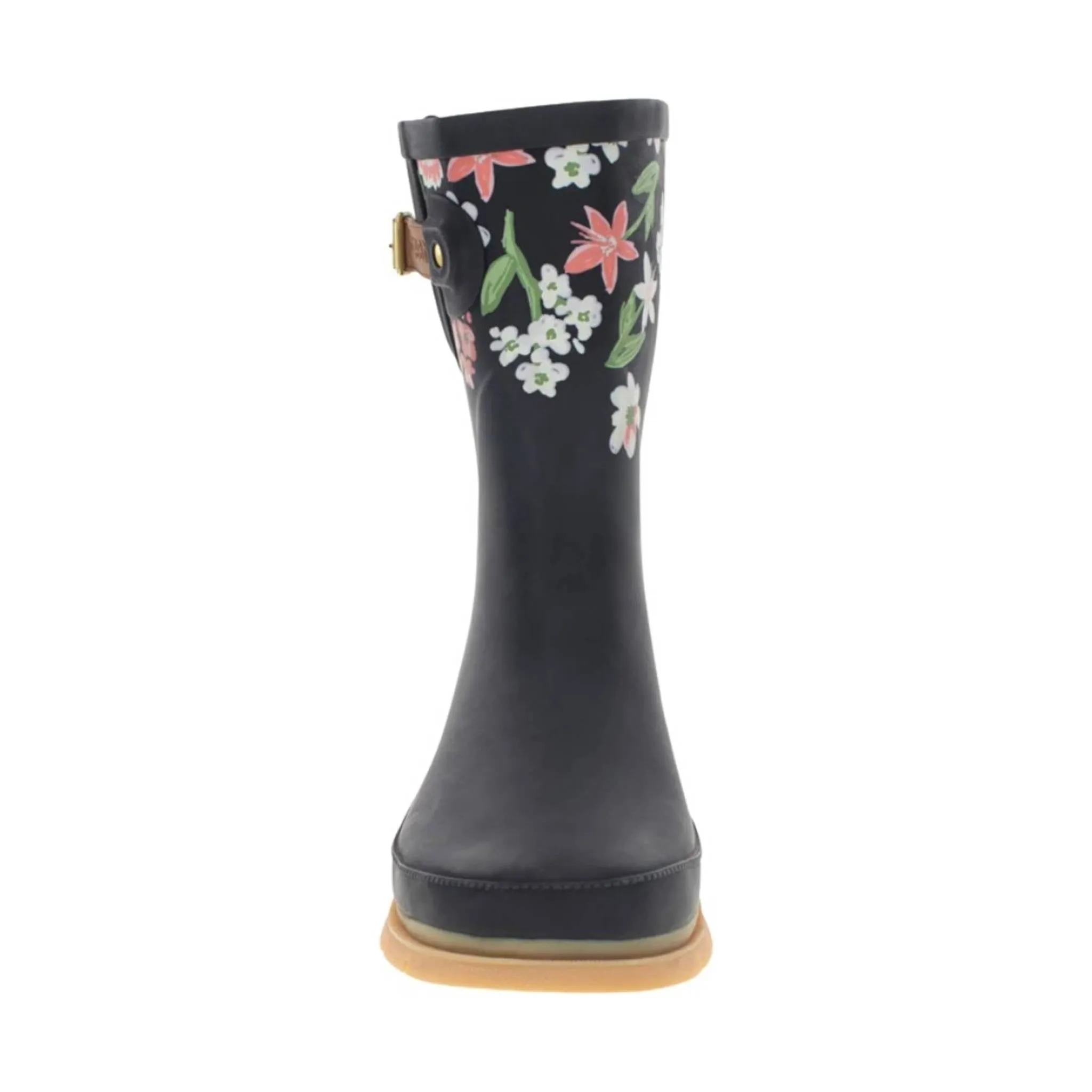 Western Chief Women's Brushed Petals Mid Rain Boots - Black