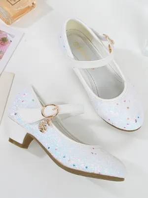 White Glitter Unicorn Shoes by Liv and Mia