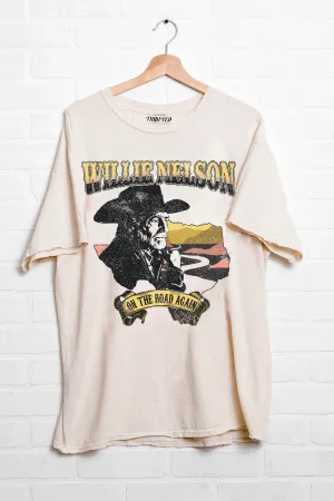 Willie Nelson Desert Texas Off White Thrifted Tee