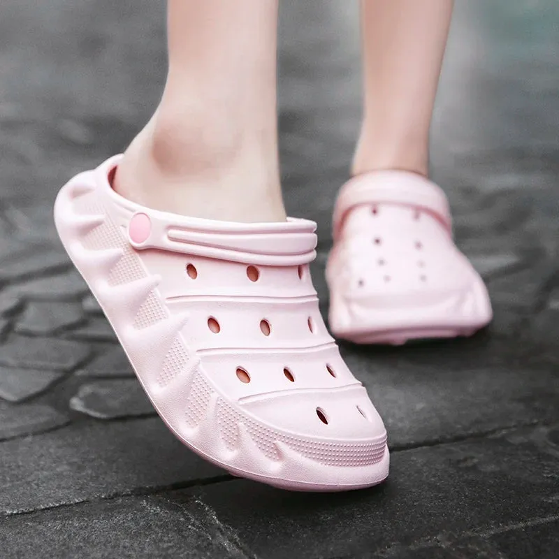 Women Summer Jelly Shoes Beach Sandals Women Hollow Designer Slippers Flip Flops Women Light Sandalias Water Shoes Woman 2021