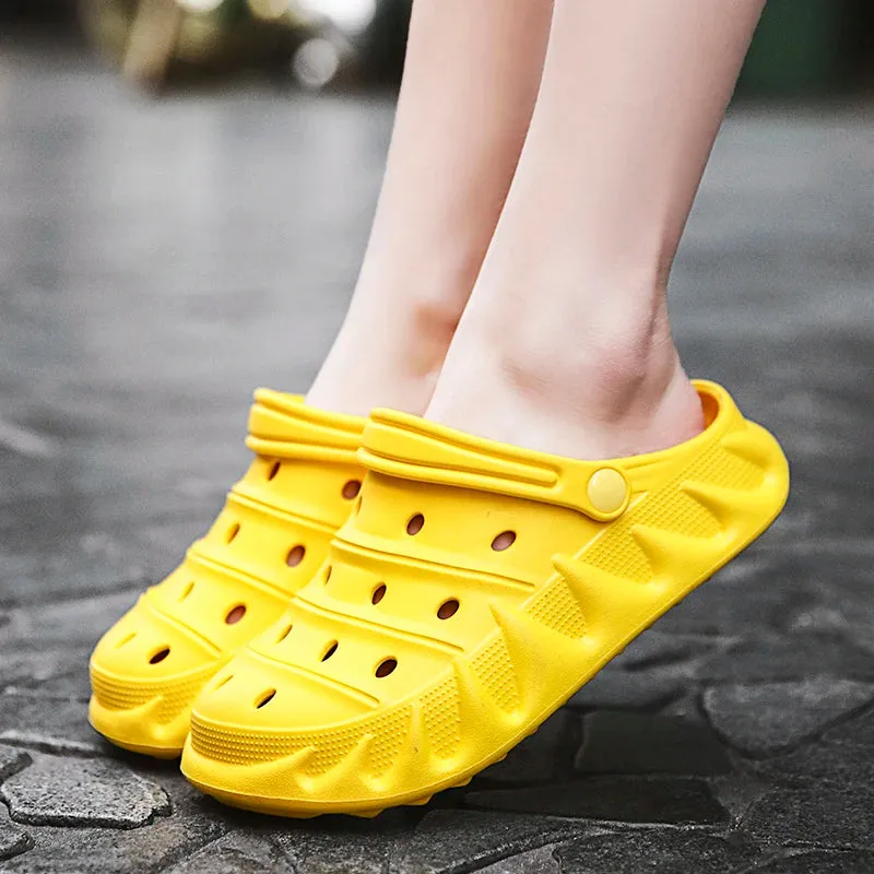 Women Summer Jelly Shoes Beach Sandals Women Hollow Designer Slippers Flip Flops Women Light Sandalias Water Shoes Woman 2021