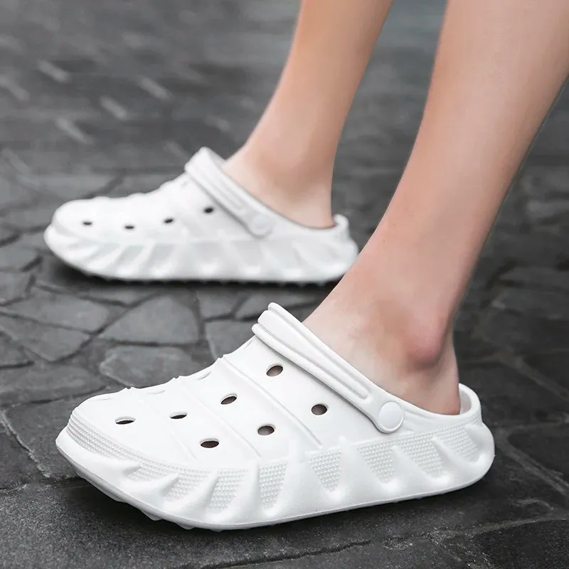 Women Summer Jelly Shoes Beach Sandals Women Hollow Designer Slippers Flip Flops Women Light Sandalias Water Shoes Woman 2021